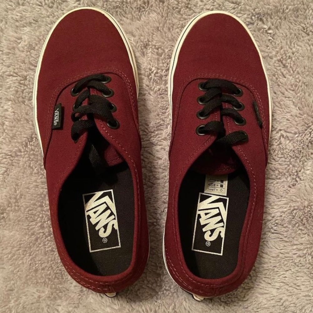 Maroon Vans